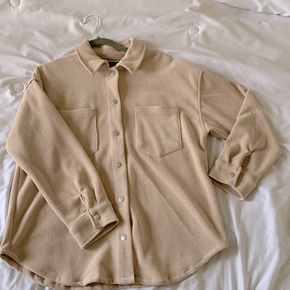 Forever 21 Tan Corduroy Jacket Size Small